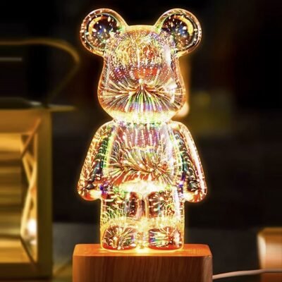 Violent Bear Colorful Luminous Lamp