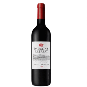 Imported bottle of red wine