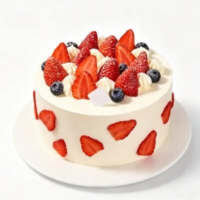 Ice cream-filled cake