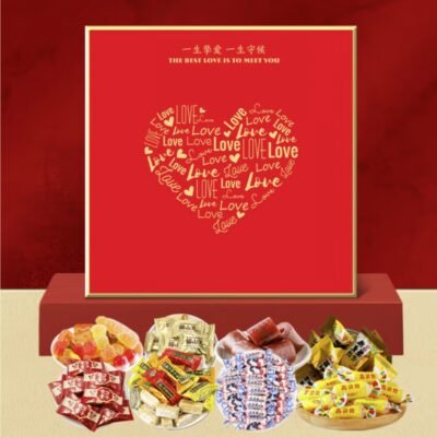 Mixed-flavor candy gift box