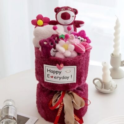 Strawberry bear bouquet