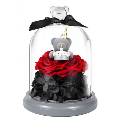 Happy Birthday Preserved Rose Gift Box