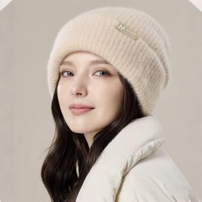 JIUMU Wool Warm Hat（Dark beige）