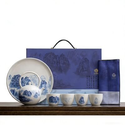 Chinese tea set gift box