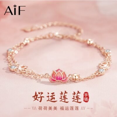 Auspicious Lotus Bracelet